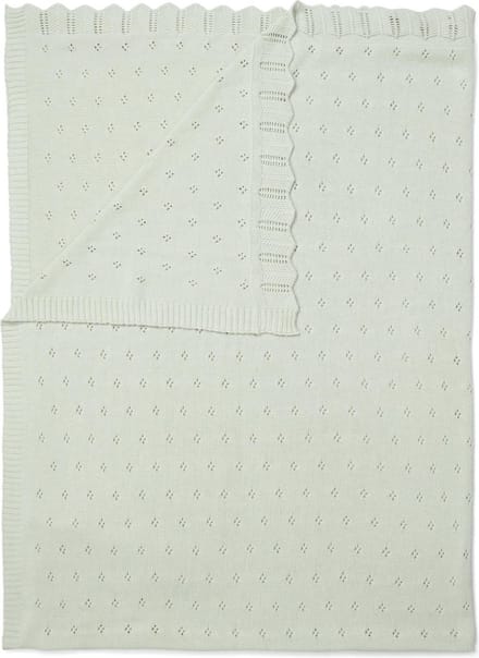 Essenza Knitted Ajour Plaid Morning swim - 130x170 cm