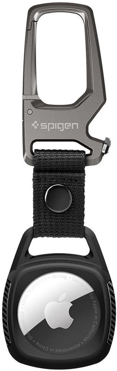 Spigen Rugged Armor Apple AirTag Hoesje Matte Zwart