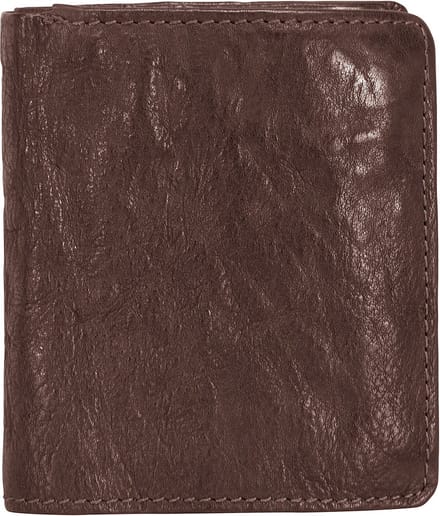 HAROLD'S Leren portemonnee Submarine Wallet Upend Brown bruine