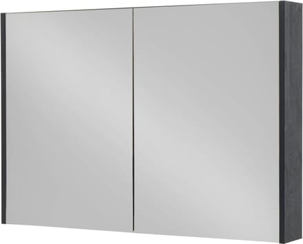 Saqu spiegelkast 100x14x70cm eiken zwart