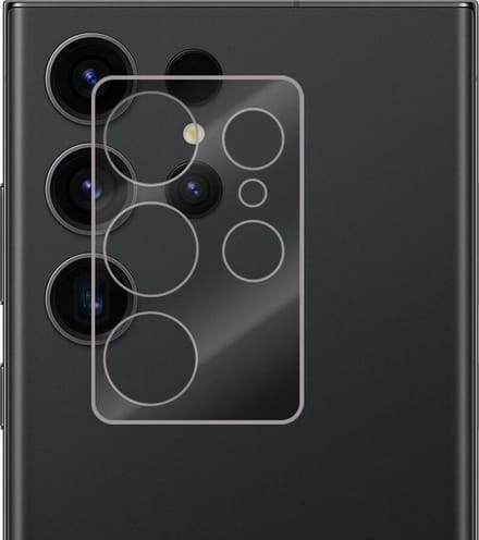 Camera Lens Protector - Geschikt voor Samsung Galaxy S23 Ultra - Extra Sterk - Camera Screenprotector - Beschermglas - Gehard Glas - Tempered Glass - Screen Protector