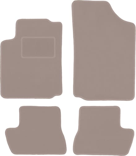 Beige veloursmatten voor: Citroen C3 Pluriel cabrio (2003-2010)