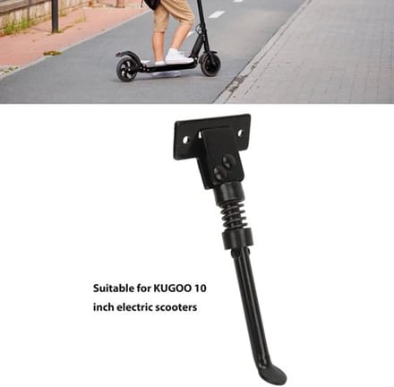 Allecto - Elektrische step-standaard - Voetsteunhouder - Zwart