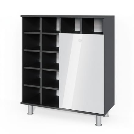 Vicco Fynn Badkamerkast – 78.4 x 91.6 cm Wit Hoogglans