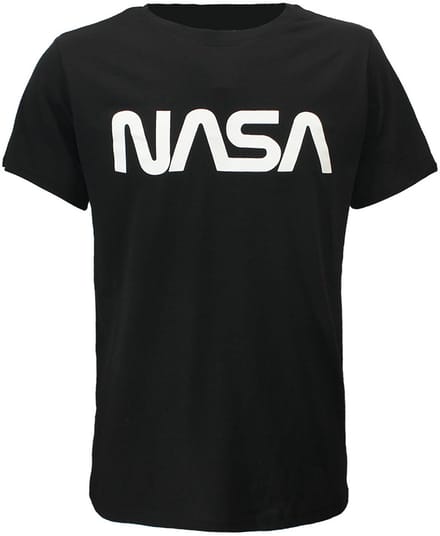 NASA Logo T-Shirt Zwart - Officiële Merchandise - M