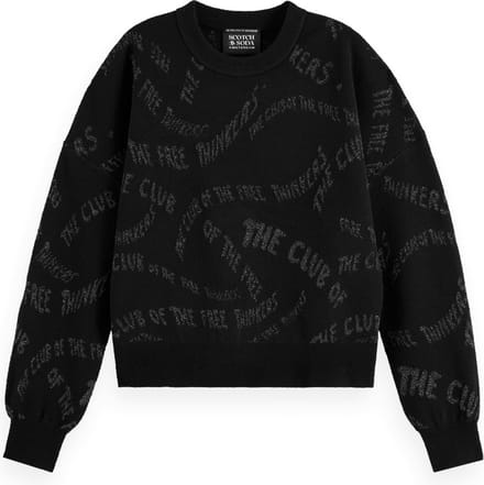 Scotch & Soda JACQUARD RELAXED PULLOVER Dames Trui - Maat M