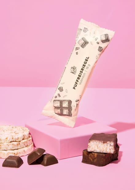 Gepofterijstreep met melkchocolade 18 g