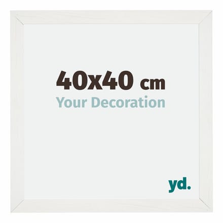 Your Decoration - Fotolijst 40x40 cm - MDF - Wit Geveegd - Mura