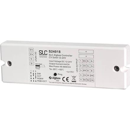 The Light Group SLC SmartOne ZigBee Regelaar CV 5x4A 12-24V Mono