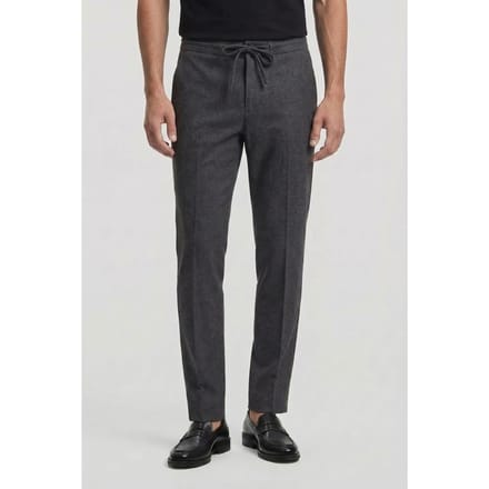 Karl Lagerfeld Darkgrey Melange Pants Größe: M | Maßgeschneiderte Hosen Outlet | Herren | Grau