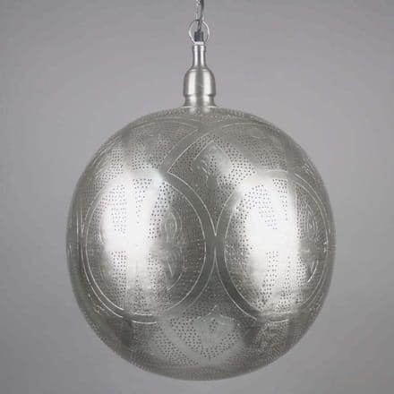 Safaary - Oosterse Hanglamp Anisa Nikkel Goud Ø 40 x 50cm