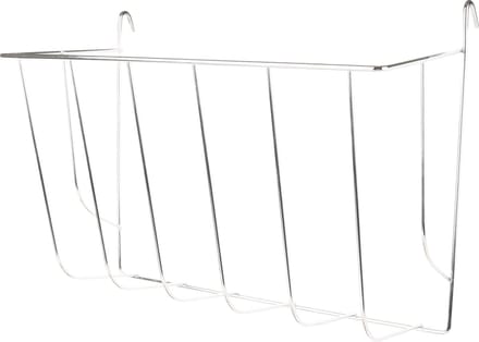 Flamingo Knaagdieraccessoire Saladerek Metaal - 26x13x20cm - Zilver