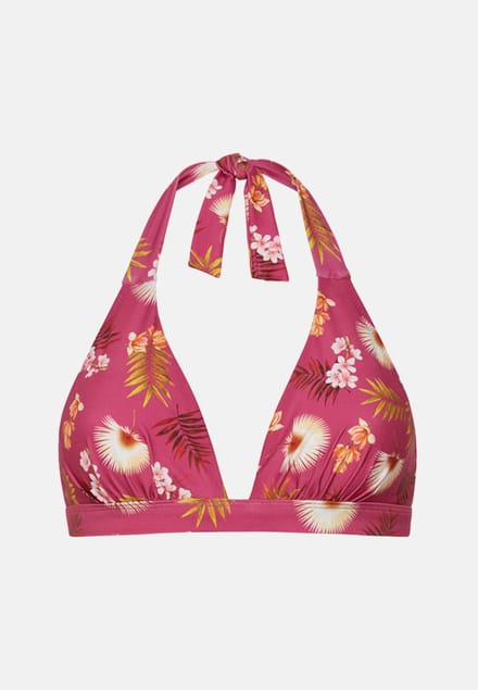Cyell - Maat 36D - WILD ORCHID Bikinitop Halter Voorgevormd Dames