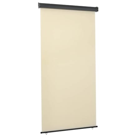 vidaXL - Balkonscherm - 125x250 - cm - crèmekleurig