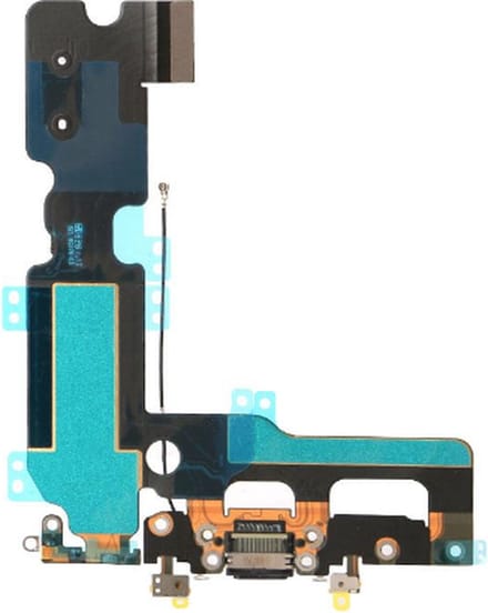 Geschikt voor iPhone 7 dock connector - zwart