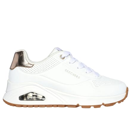 Skechers UNO GEN1 - SHIMMER AWAY Meisjes Sneakers - Wit