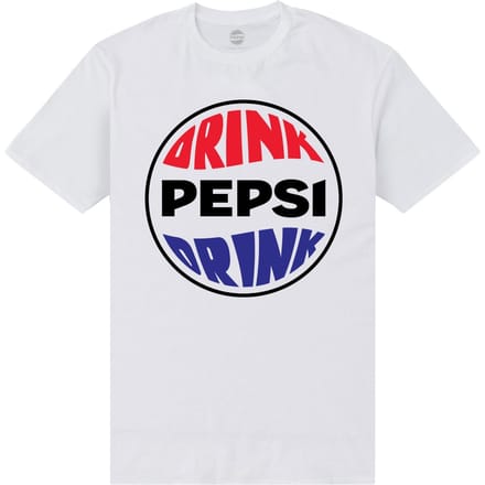 Pepsi Co. Drink Pepsi Drink Men's T-Shirt - White - M