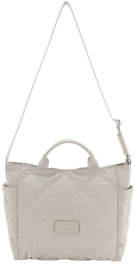 SEIDENFELT MANUFAKTUR handtas schoudertas Hetta Handbag Cool Grey Lichtgrijs