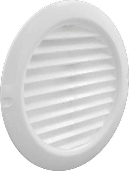 WEHA schoepenrooster met muggennet Ø150mm - wit (20201018)