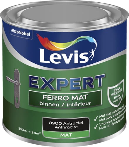 Levis - Expert Ferro Mat - Anthracite Grey - 0,25 L