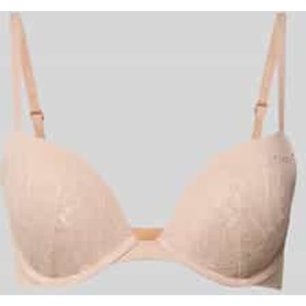 Regular fit beha met kant, model 'Plunge'