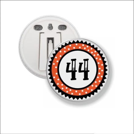 Button Met Clip 58 MM - 44