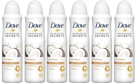 Dove Deospray – Restoring Ritual Coconut & Jasmine 6 x 150 ml