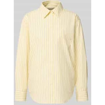 Relaxed fit blouse met borstzak