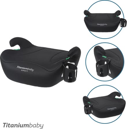 Titaniumbaby SMART Ivar Zitverhoger - i-size compatible - vanaf 125 cm - incl cupholder