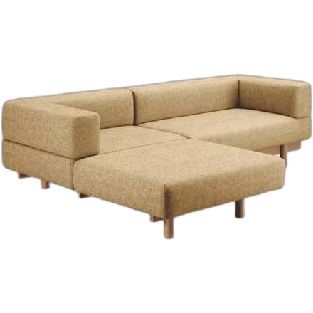 L-bank met chaise longue aan de linkerzijde Emko Alchemist