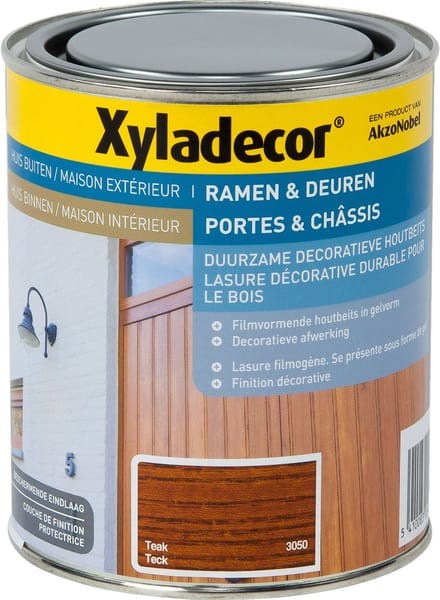 Xyladecor - Ramen & Deuren (Solvent) - Teak - 0,75 L