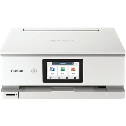 Canon PIXMA TS8751 multifunctionele printer, 3 in 1, USB/WLAN/Cloud/SDCard, auto duplex/mobiel printen, tot A4, incl. 6 inktcartridges, wit