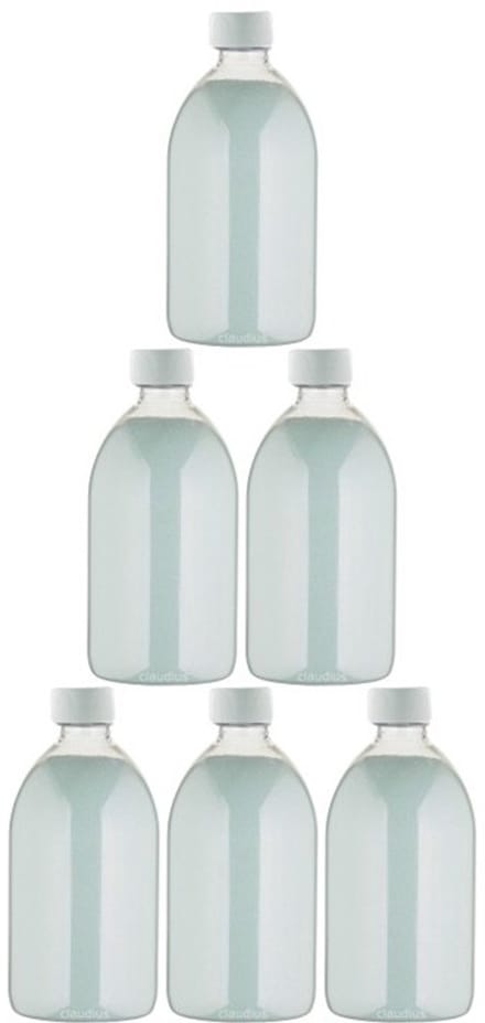 Scrubzout Hammam Herbal - 650 gram - Fles met witte dop - set van 6 stuks - Hydraterende Lichaamsscrub