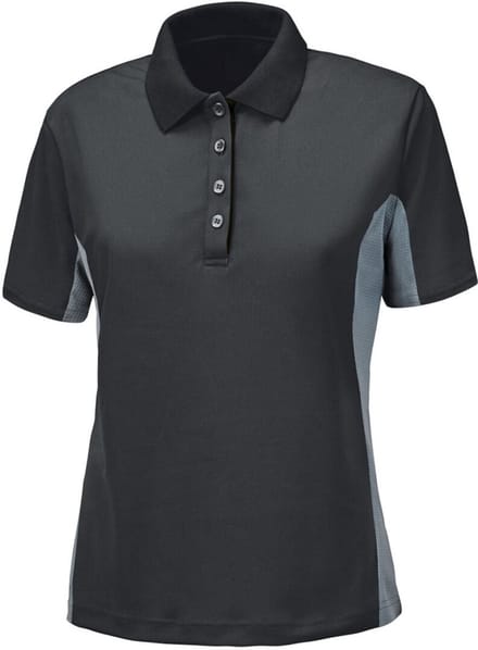 Held Cool Layer Dames Polo Shirt Zwart Grijs - Shirts