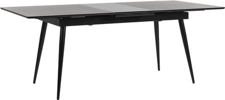MALDON - Uitschuifbare eettafel - Zwart - 90 x 160/200 cm - MDF