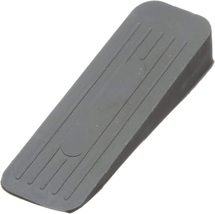 Zware Antislip Deurstopper Rubber Deurwig Grijs