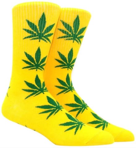 ***Wietsokken - Cannabissokken - Cannabis - Unisex sokken - Maat 36-45 - van Heble®***