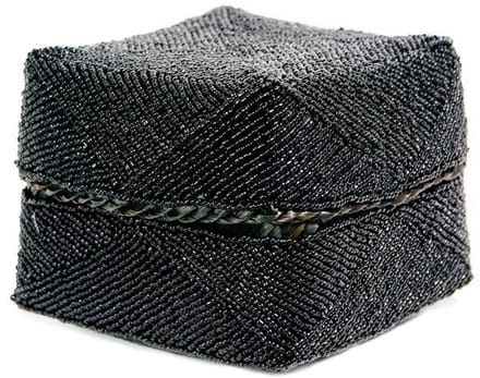 Safaary - The Beaded Basket - Black - S