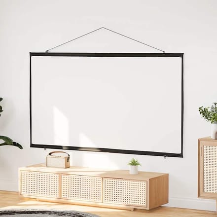 Projectiescherm 84 inch - Projector scherm - Thuisbioscoop presentaties - Mat scherm reflectie - 16:9 beeldverhouding - Mat wit
