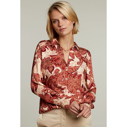 River Woods Red Beige Blouse Taglia: 34 | Magliette intime Outlet | Donna | Marrone