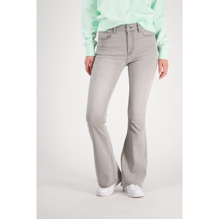 RAIZZED Sunrise Flare Jeans Light Grey Stone Größe: W23L32 | Ausgestellte Hosen Outlet | Damen | Grau