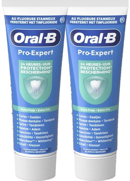 Oral-B Tandpasta Pro-Expert Frisse Adem 2 x 75 ml