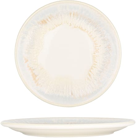 By Bone Dessertbord - Wave - Porselein - 23 cm - set van 6