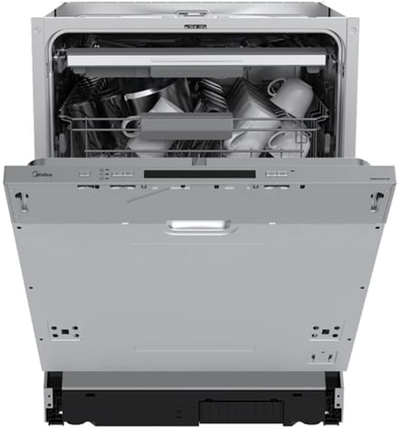 Midea MID60S220-HR - Inbouwvaatwasser - RVS - D label - 14 couverts - 44 dB - Volledig geïntegreerd - 11 l waterverbruik (per cyclus, gebaseerd op het ecoprogramma)