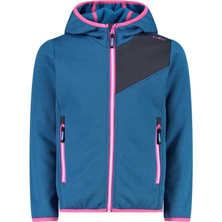 Gebreide meisjes hoodie met jacquardpatroon CMP