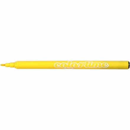 Colortime stiften, lijndikte 2 mm, citroengeel, 18 stuk/ 1 doos