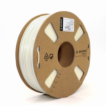 Gembird ASA filament - Wit - 1.75mm ø - 1 kg