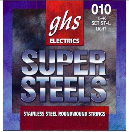 GHS ST-L Super Steels light snarenset voor elektrische gitaar