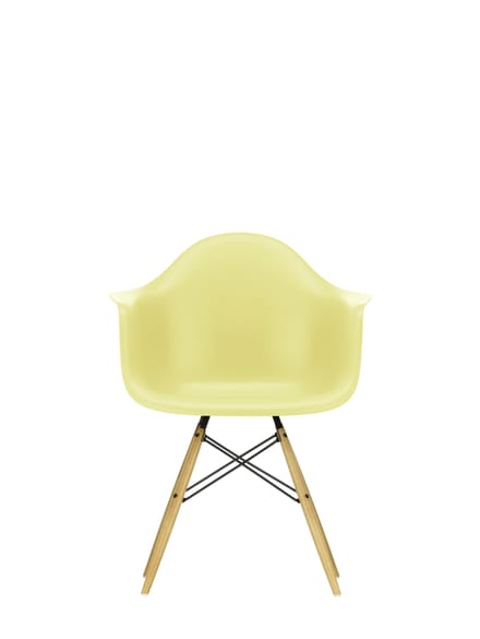Vitra DAW Eames Plastic Armchair - citron RE - gelige esdoorn