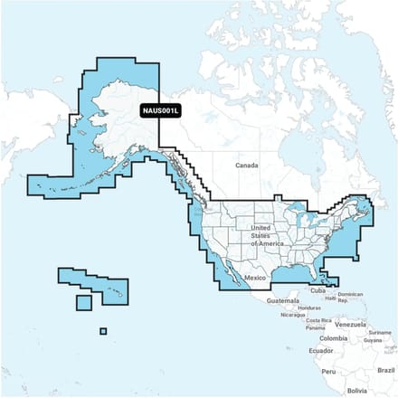 Navigatiekaart+ groot sd - vs &amp; canada Navionics